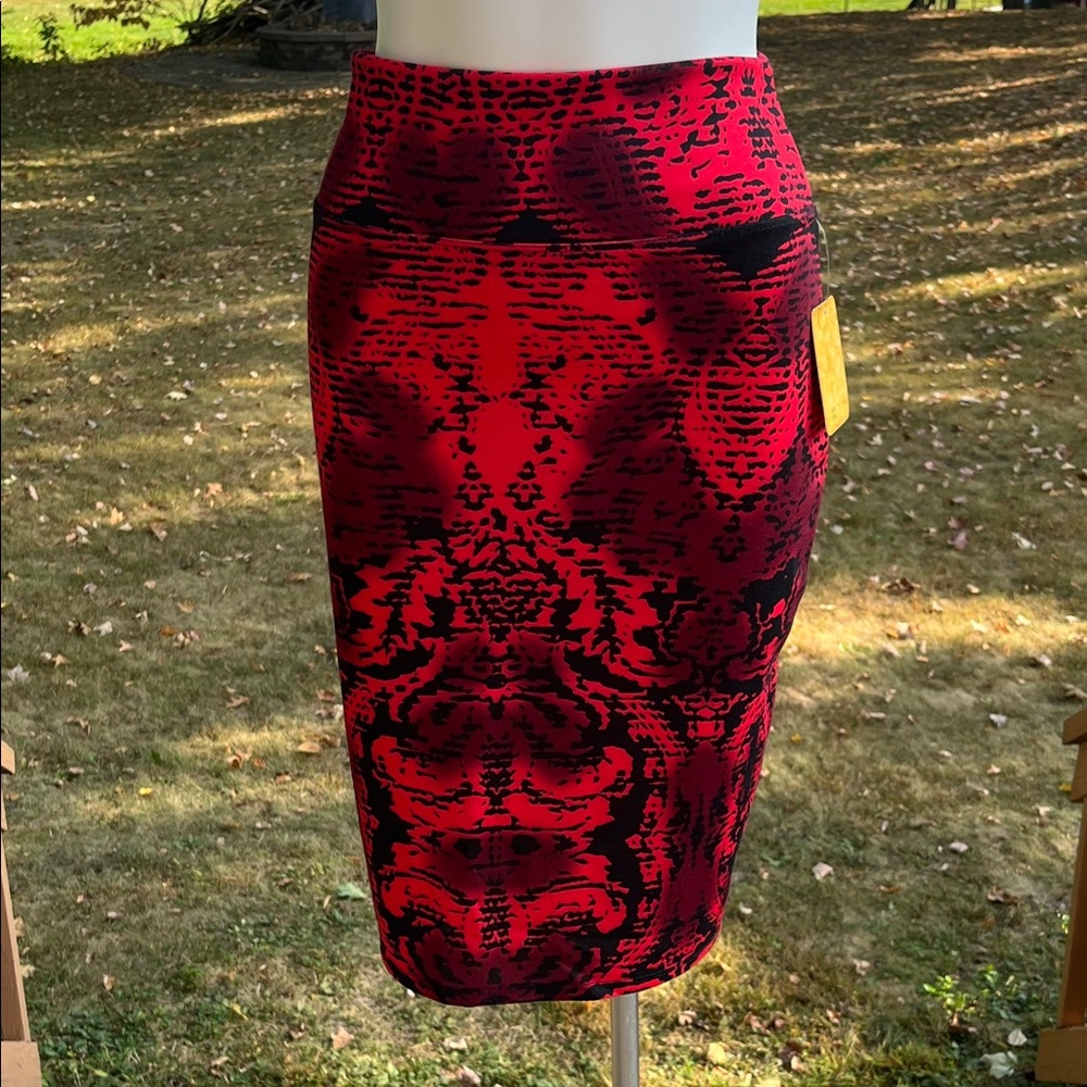 NWT Hybrid & Company vibrant stretchy pencil skirt 1X